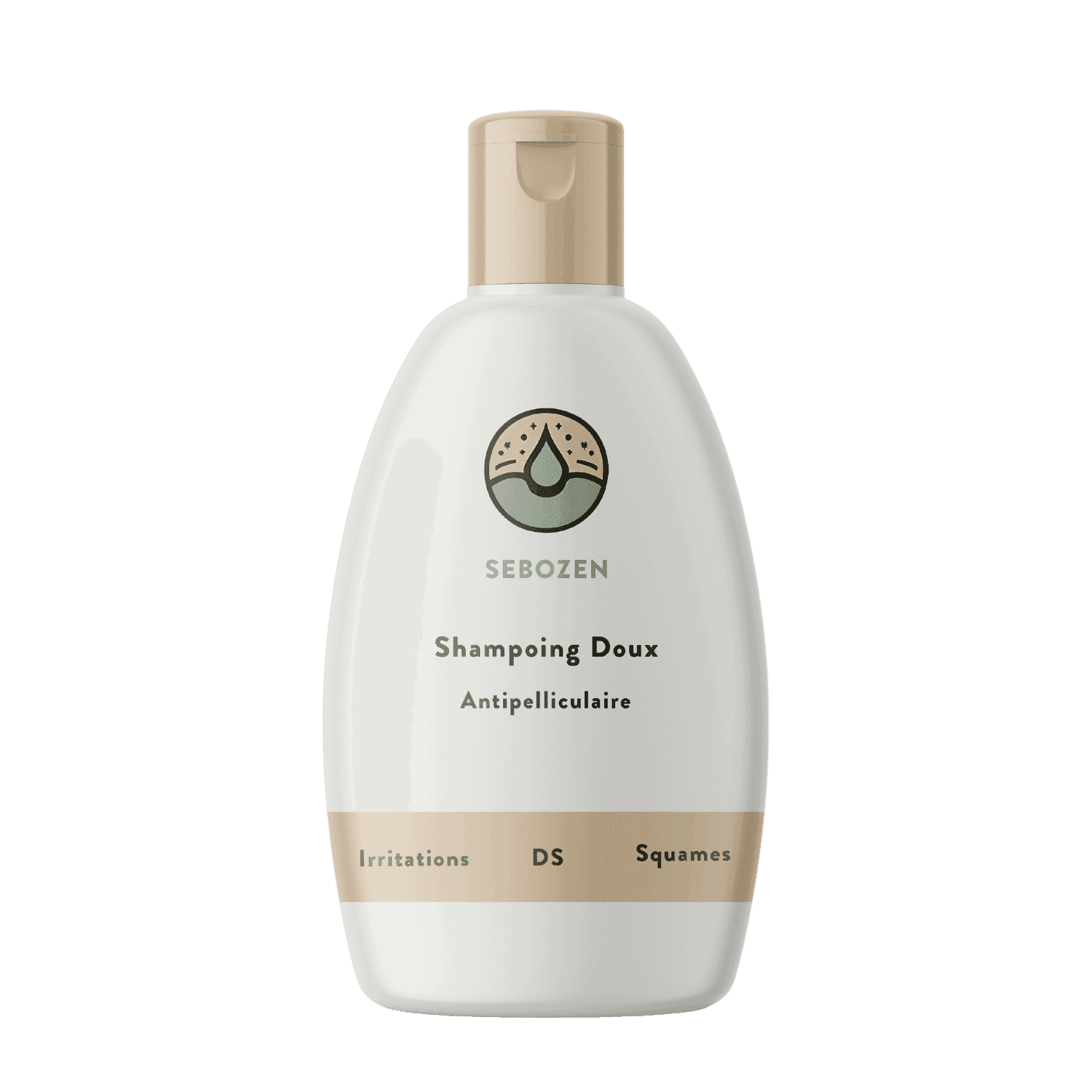 Flacon du shampoing antipelliculaire Sebozen, pour cuir chevelu à tendance séborrhéique