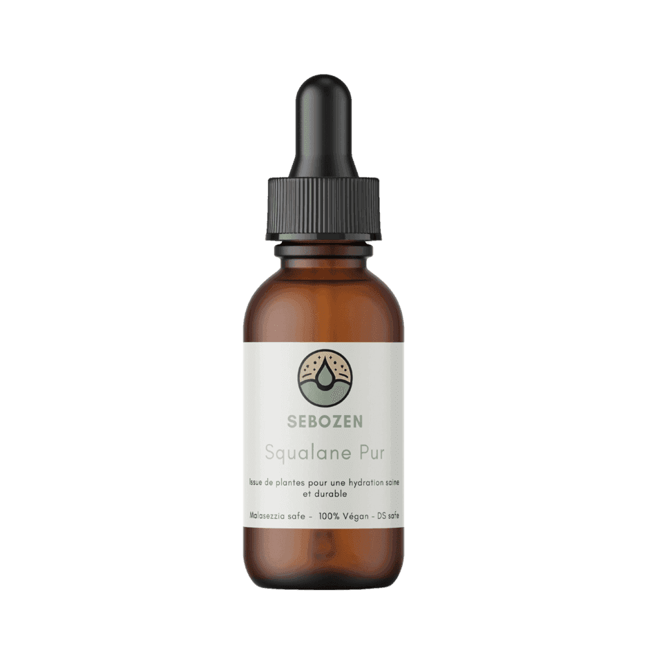 flacon de squalane Sebozen 30ml pour une hydration en profondeur des peau sensibles