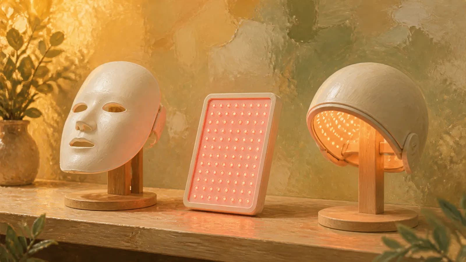Masque LED, panneau ou casque LED : quel format de lumière rouge choisir ?