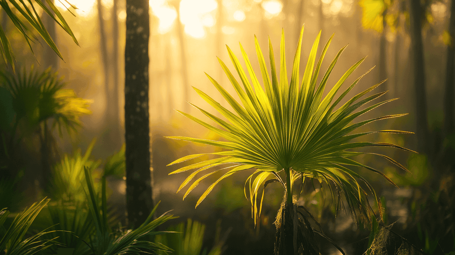 Palmier nain, Serenoa repens, dont sont issues les baies
