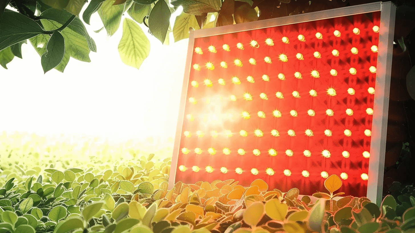 une lumière rouge vs soleil